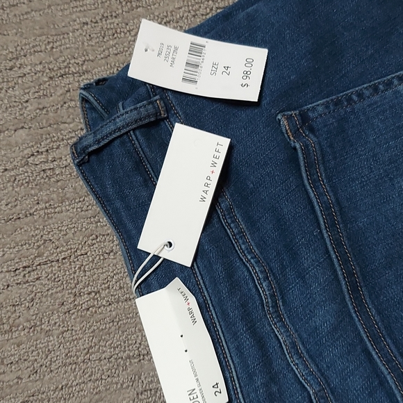 NEW | WARP + WEFT | DENVER SLIM CUT   JEANS | SIZE 24 - Picture 2 of 8